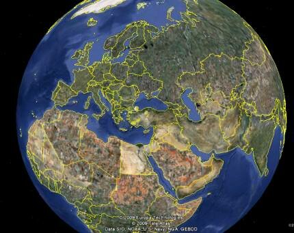 dunya ge Uydu görüntüleri ve dünya