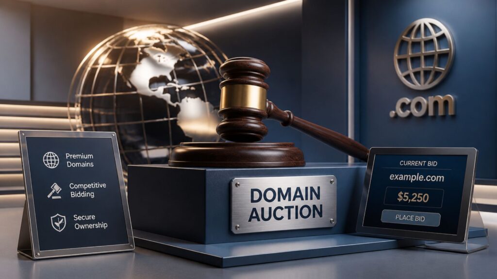 domain auction strategy