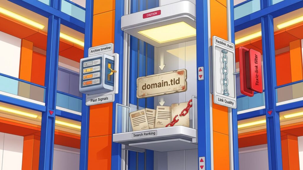domain history SEO rankings